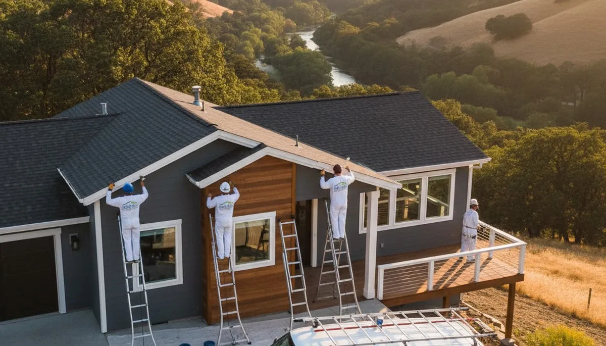 Professional house painters in Redding CA providing expert exterior and interior painting services