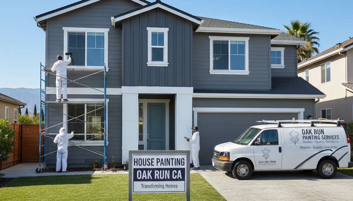 Professional house painters in Redding CA providing expert residential exterior painting services